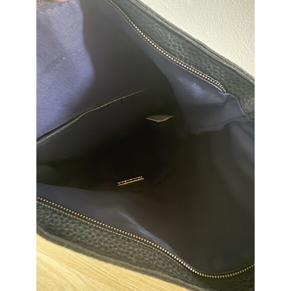 Shiraleah Dark Blue Fold Over Clutch Purse Beaded Braided Tassel Anthropologie - Picture 7 of 15